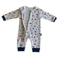 Baby Zippered Sleepsuit %100 Cotton