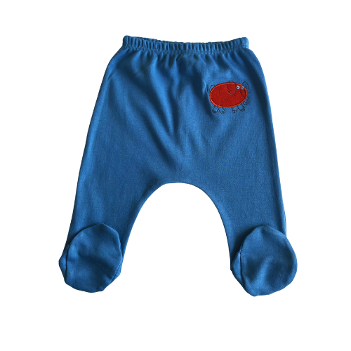 Baby Footed Pant Red Elephant
