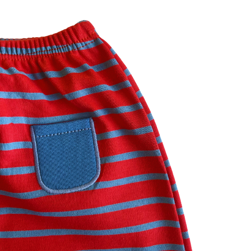 Baby Footed Pant Blue Striped