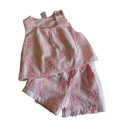 Baby Girl Light Pink Outfit Set