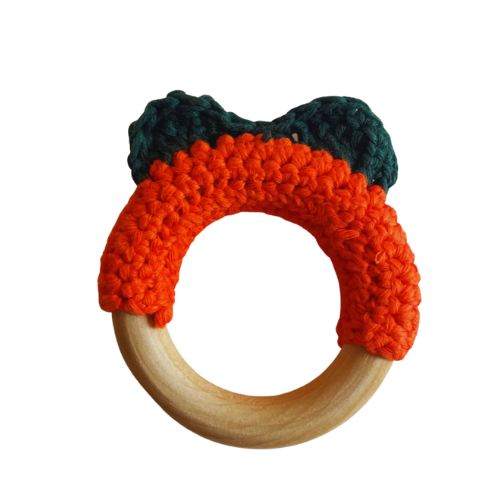 Handmade Teether Orange