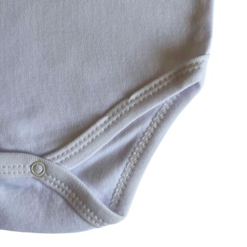 Basic Baby Bodysuits Short Sleeve %100 Cotton White