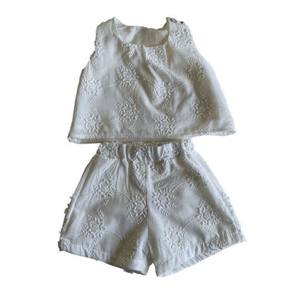 Baby Girl White Outfit Set