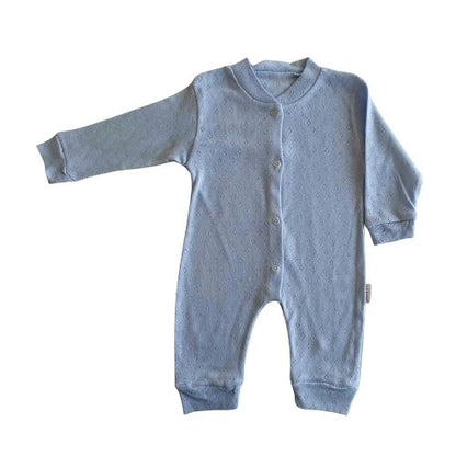 Baby Sleepsuit %100 Cotton Blue