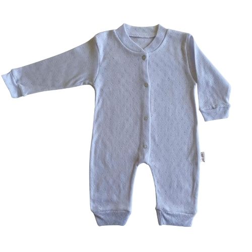 Baby Sleepsuit %100 Cotton White