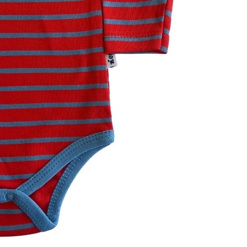 Baby Bodysuits Long Sleeve Blue Striped