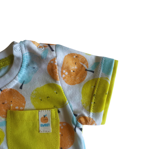 Baby Boy Fruit Capri Set Yellow