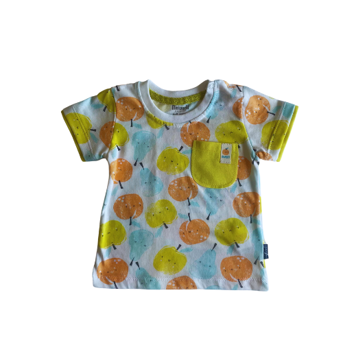 Baby Boy Fruit Capri Set Yellow