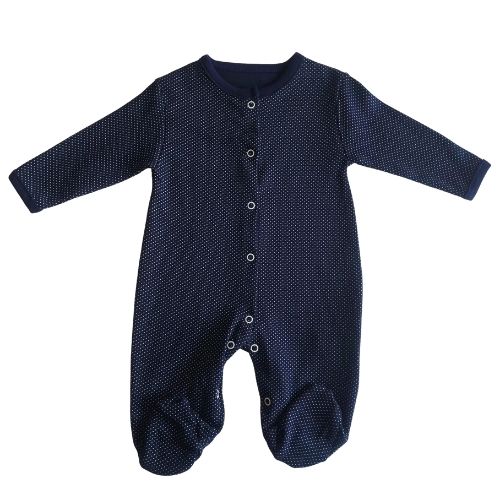 Baby Sleepsuit Dark Blue