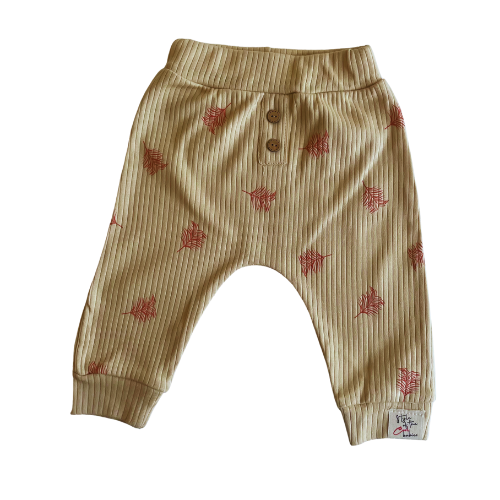 Unisex Baby Sweatpant Pink Patterned